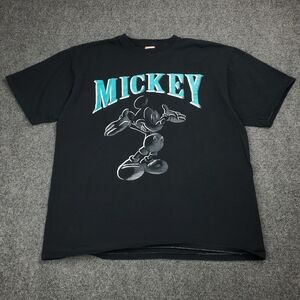 Vintage 90s Disney Designs Mickey Mouse T Shirt Mens XL One Size Shadow Graphic